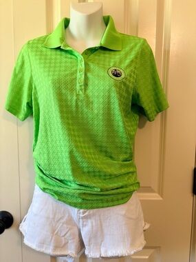 🏌🏻‍♀️Antigua Women's Polo golf top, size M, Bald Head Island Club